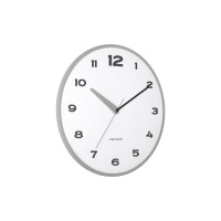 Nástenné hodiny Brisk Dome Karlsson KA6028GY, 40cm